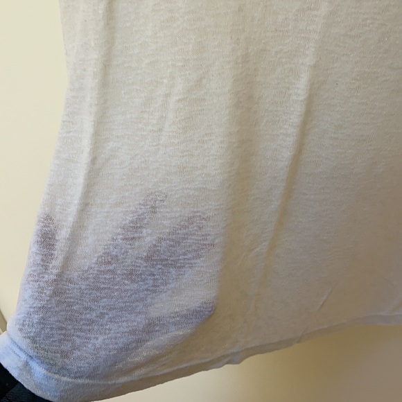 Rails White Slub Knit T-Shirt - Picture 5 of 6